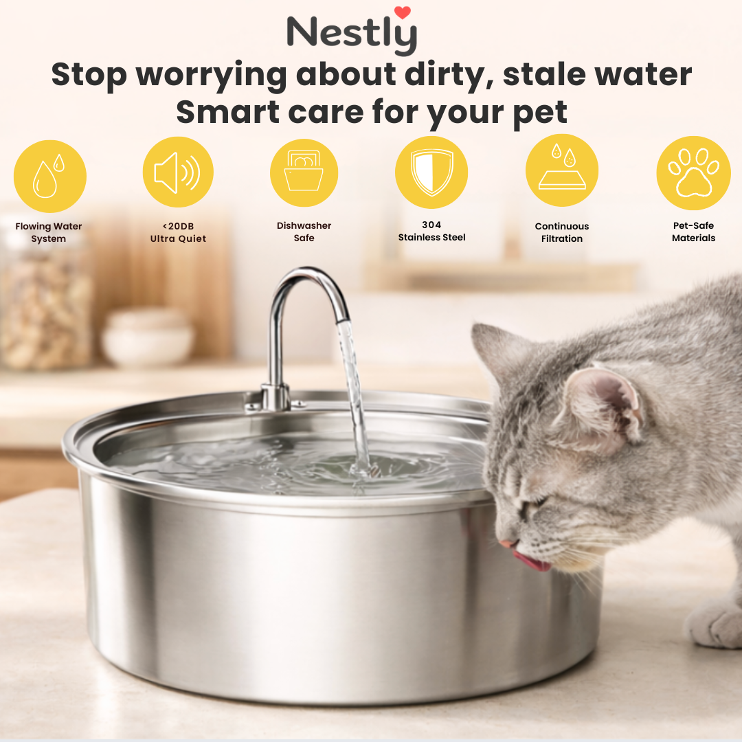Nestly Flow Smart Water Fountain - 50% OFF