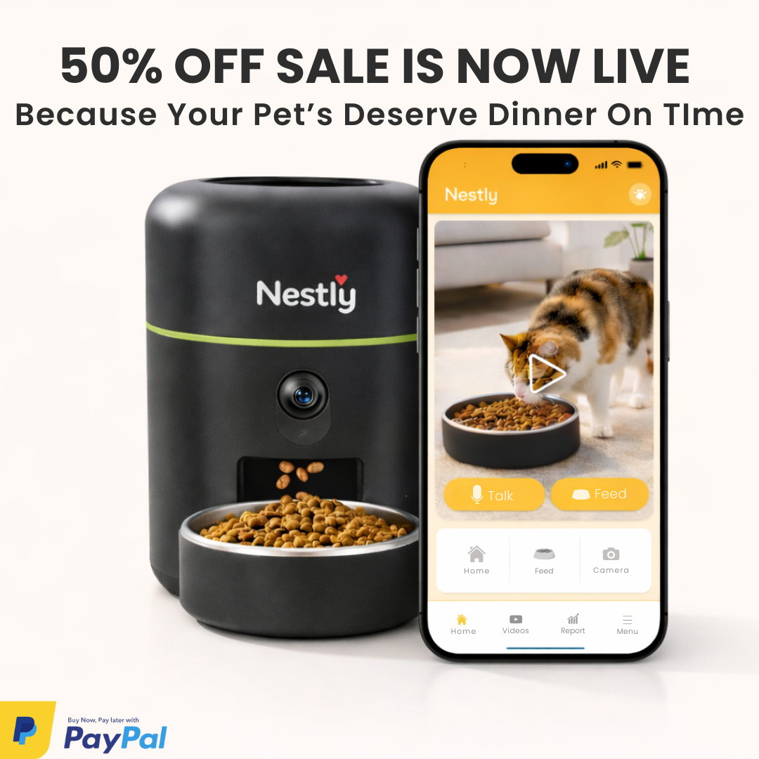 Nestly - Smart Pet Feeder 50% OFF