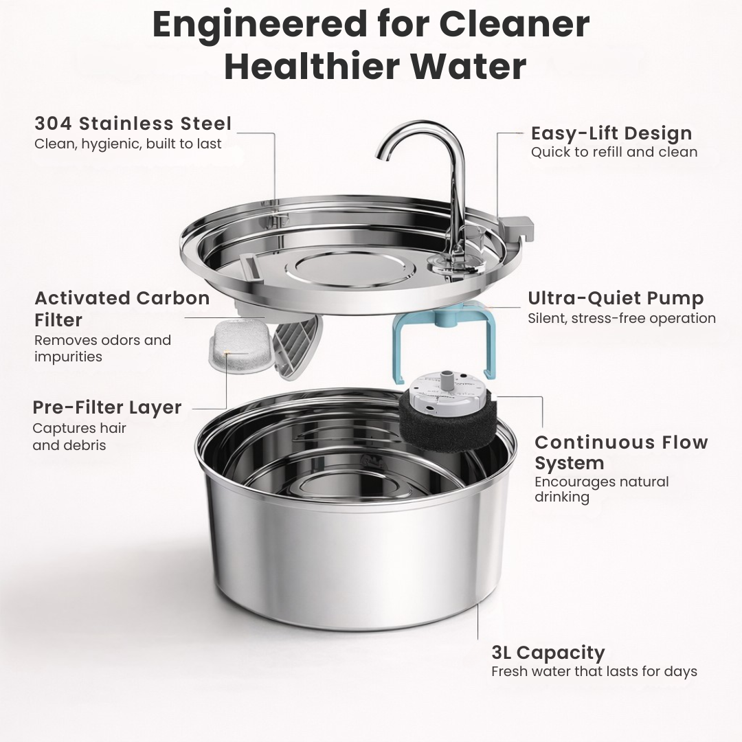 Nestly Flow Smart Water Fountain - 50% OFF