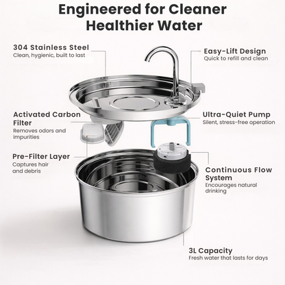 Nestly Flow Smart Water Fountain - 50% OFF